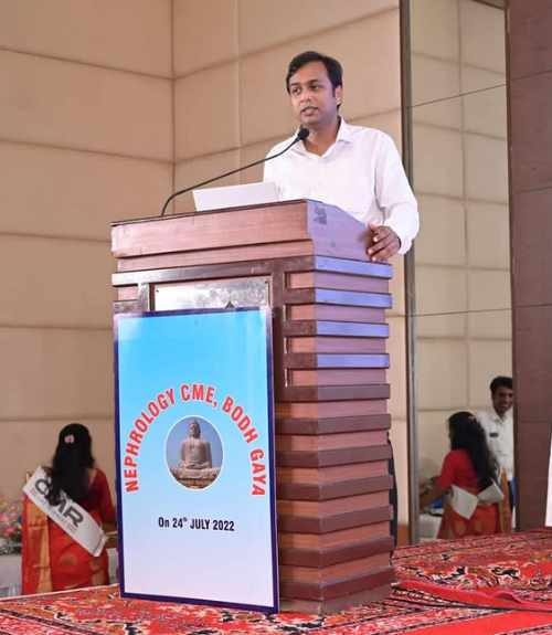 Honoured to be a part of very well organised Nephrology CME held at Bodhgaya