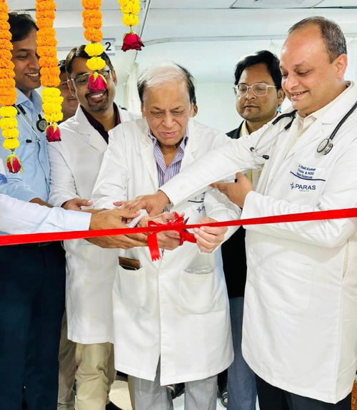 Inauguration of our hemodiafiltration unit at Paras HMRI